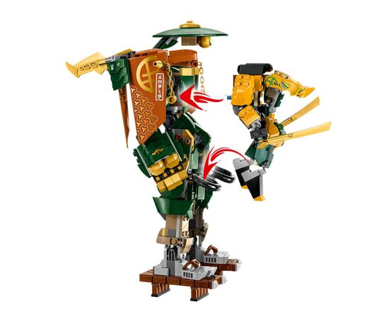 Конструктор LEGO Ninjago Командные работы ниндзя Ллойда и Арин 764 деталей (71794), изображение 4 Конструктор LEGO Ninjago Командные работы ниндзя Ллойда и Арин 764 деталей (71794), изображение 4