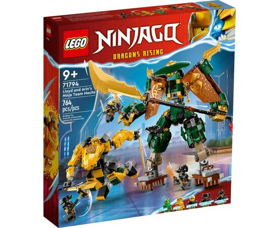 Конструктор LEGO Ninjago Командные работы ниндзя Ллойда и Арин 764 деталей (71794)
