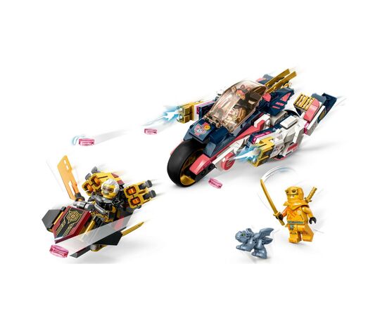 Конструктор LEGO Ninjago Перегоновий робобайк-трансформер Сори 384 деталей (71792), зображення 3 Конструктор LEGO Ninjago Перегоновий робобайк-трансформер Сори 384 деталей (71792), зображення 3