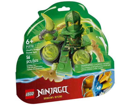 Конструктор LEGO Ninjago Суперсила дракона Ллойда вращения спин-джитсу 56 деталей (71779)