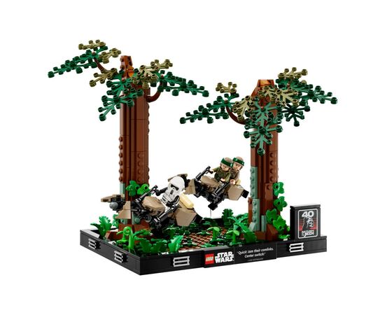 Конструктор LEGO Star Wars Диорама Погоня на спидере на Эндоре 608 деталей (75353), изображение 2 Конструктор LEGO Star Wars Диорама Погоня на спидере на Эндоре 608 деталей (75353), изображение 2