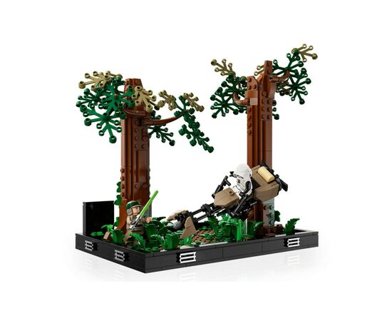 Конструктор LEGO Star Wars Диорама Погоня на спидере на Эндоре 608 деталей (75353), изображение 3 Конструктор LEGO Star Wars Диорама Погоня на спидере на Эндоре 608 деталей (75353), изображение 3