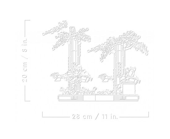 Конструктор LEGO Star Wars Диорама Погоня на спидере на Эндоре 608 деталей (75353), изображение 4 Конструктор LEGO Star Wars Диорама Погоня на спидере на Эндоре 608 деталей (75353), изображение 4