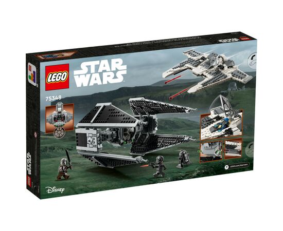 Конструктор LEGO Star Wars Мандалорский истребитель против Перехватчика TIE 957 деталей (75348), изображение 6