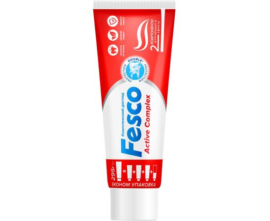 Зубна паста Fesco Active Complex Комплексний догляд 250 мл (4823098414049)