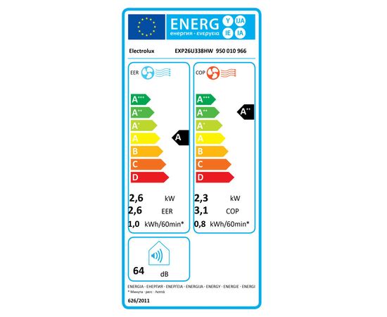 Кондиционер Electrolux EXP26U338HW, изображение 8