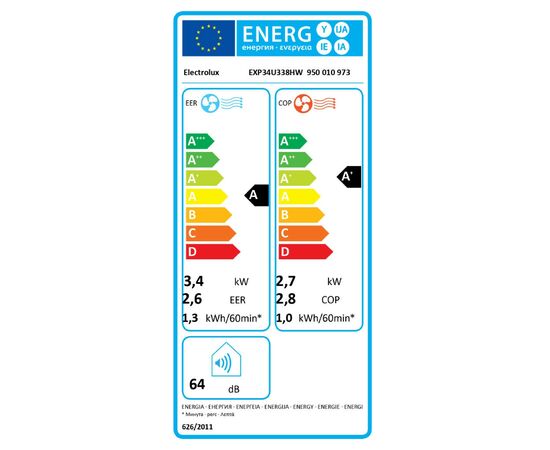Кондиционер Electrolux EXP34U338HW, изображение 8