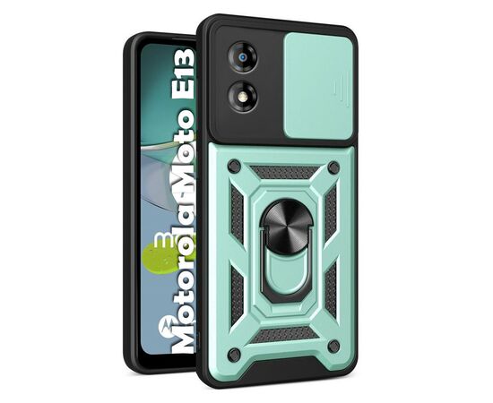 Чохол до мобільного телефона BeCover Military Motorola Moto E13 Dark Green (709103)