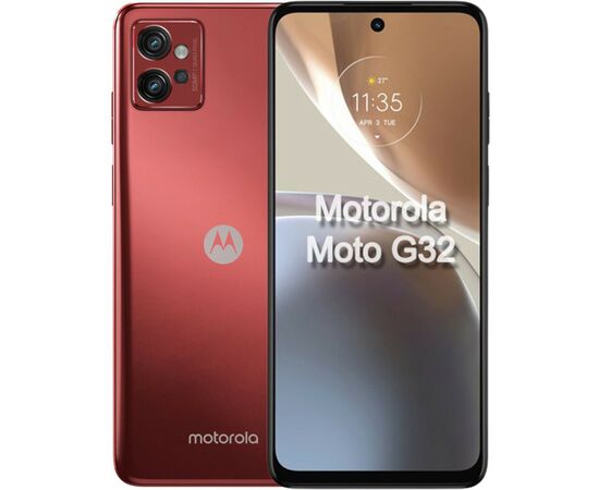 Мобильный телефон Motorola G32 6/128GB Satin Maroon (PAUU0040RS)