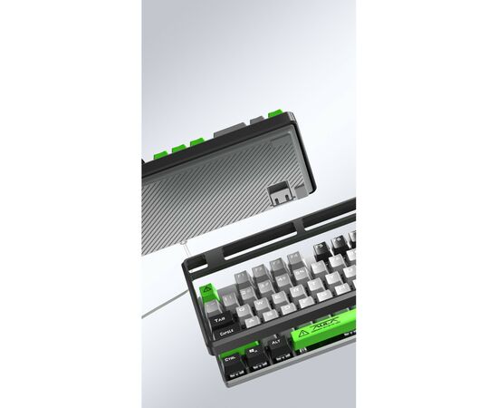 Клавиатура Aula F2088 PRO Plus 9 Green Keys KRGD Blue USB UA Black/Gray (6948391234892), изображение 4 Клавиатура Aula F2088 PRO Plus 9 Green Keys KRGD Blue USB UA Black/Gray (6948391234892), изображение 4