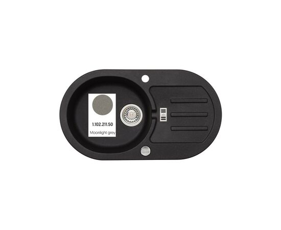 Мойка кухонная Axis Group Malibu 30 Moonlight grey 50 (1.102.211.50)