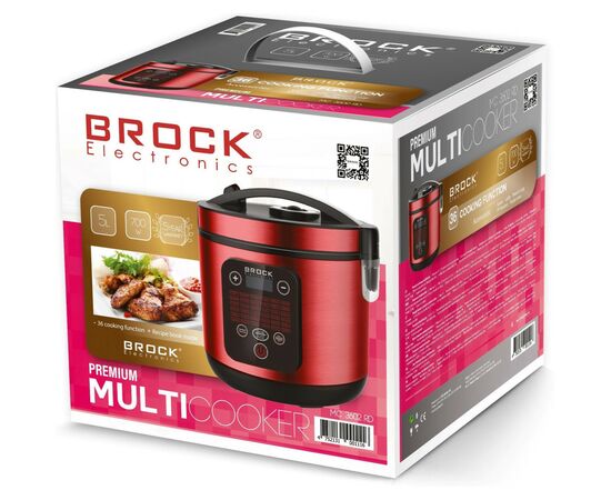 Мультиварка Brock MC 3602 RD (MC3602RD), зображення 3 Мультиварка Brock MC 3602 RD (MC3602RD), зображення 3