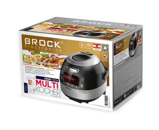 Мультиварка Brock MC 6601 SS (MC6601SS), изображение 2 Мультиварка Brock MC 6601 SS (MC6601SS), изображение 2