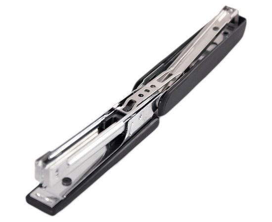 Степлер Buromax RUBBER TOUCH №10,12 листов 107х25х54 мм, черный (BM.4128-01), изображение 3 Степлер Buromax RUBBER TOUCH №10,12 листов 107х25х54 мм, черный (BM.4128-01), изображение 3