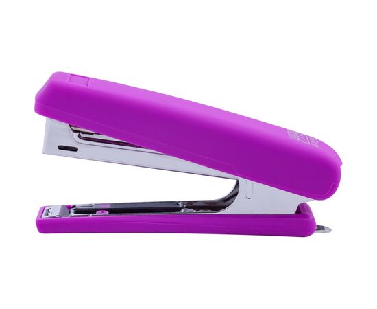Степлер Buromax RUBBER TOUCH №10,12 листов 107х25х54 мм, фиолетовый (BM.4128-07)
