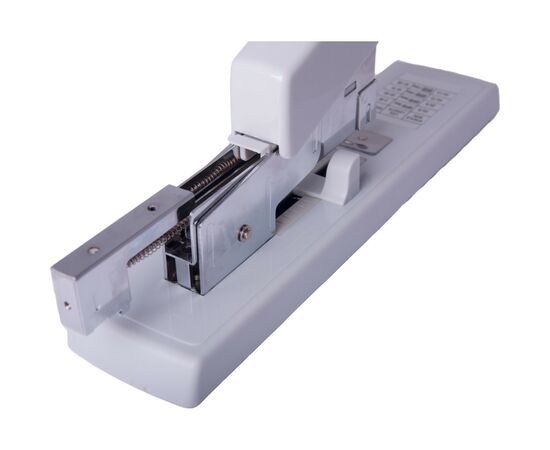 Степлер Buromax усиленной мощности 100 листов (скобы №23), 280х64х160 мм, серый (BM.4286-09), изображение 3