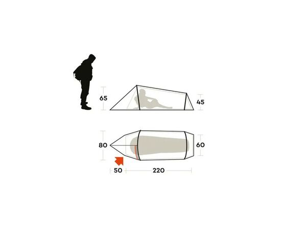 Палатка Ferrino Sling 1 Sand (99122NSS) (929755), изображение 3 Палатка Ferrino Sling 1 Sand (99122NSS) (929755), изображение 3