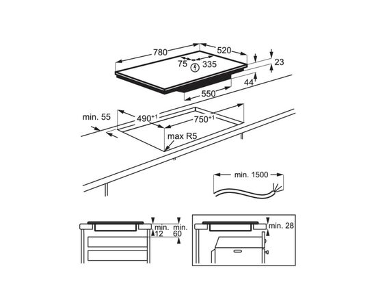 Варочная поверхность Electrolux EIS82441, изображение 9