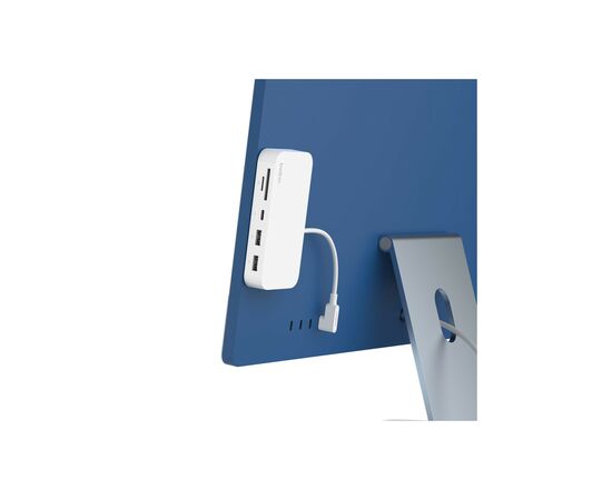 Порт-репликатор Belkin USB-C 6 in 1 Ethernet Multiport Dock with Mount (INC011BTWH), изображение 7 Порт-репликатор Belkin USB-C 6 in 1 Ethernet Multiport Dock with Mount (INC011BTWH), изображение 7