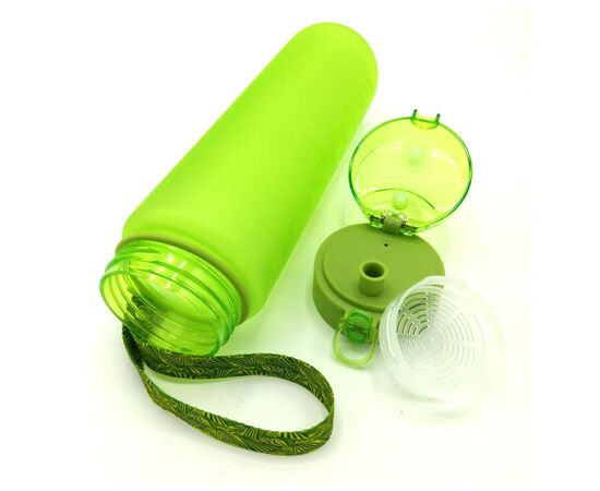 Бутылка для воды Casno 1050 мл MX-5041 More Love Зелена (MX-5041_Green), изображение 5 Бутылка для воды Casno 1050 мл MX-5041 More Love Зелена (MX-5041_Green), изображение 5