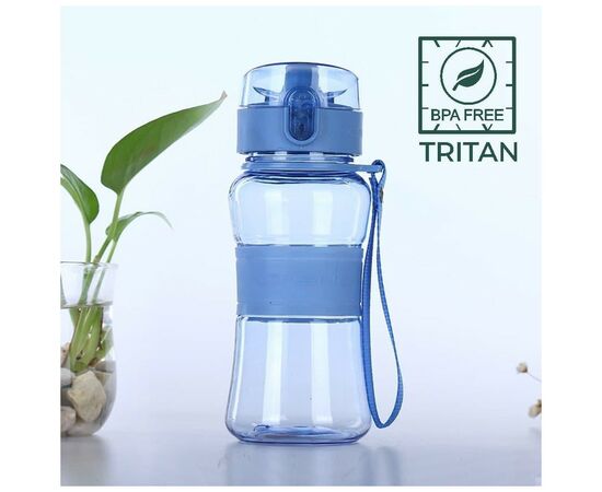 Бутылка для воды Casno 400 мл KXN-1104 Tritan Блакитна (KXN-1104_Aqua_Tritan), изображение 3 Бутылка для воды Casno 400 мл KXN-1104 Tritan Блакитна (KXN-1104_Aqua_Tritan), изображение 3