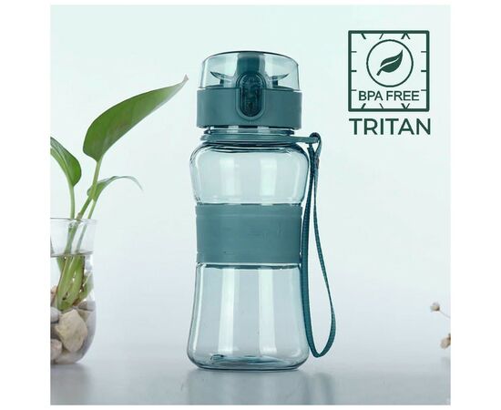 Бутылка для воды Casno 400 мл KXN-1104 Tritan Зелена (KXN-1104_Green_Tritan), изображение 3 Бутылка для воды Casno 400 мл KXN-1104 Tritan Зелена (KXN-1104_Green_Tritan), изображение 3