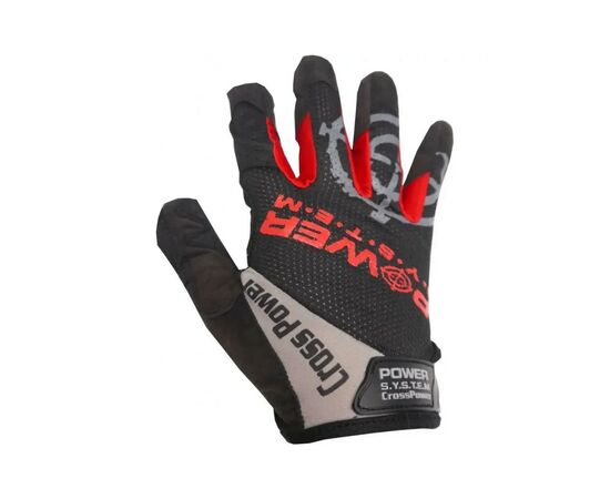 Перчатки для фитнеса Power System Cross Power PS-2860 Black/Red S (PS-2860_S_Black-red), изображение 3 Перчатки для фитнеса Power System Cross Power PS-2860 Black/Red S (PS-2860_S_Black-red), изображение 3