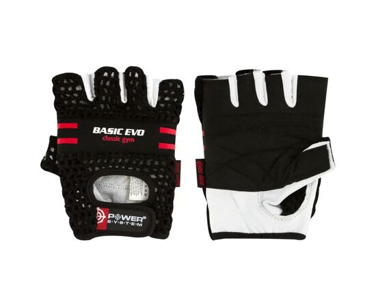 Перчатки для фитнеса Power System Basic EVO PS-2100 Black Red Line XL (PS_2100E_XL_Black/Red), изображение 2 Перчатки для фитнеса Power System Basic EVO PS-2100 Black Red Line XL (PS_2100E_XL_Black/Red), изображение 2