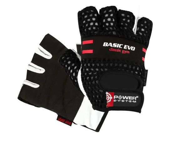 Перчатки для фитнеса Power System Basic EVO PS-2100 Black Red Line XL (PS_2100E_XL_Black/Red)