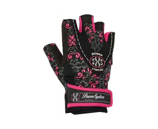 Перчатки для фитнеса Power System Classy PS-2910 Pink XS (PS_2910_XS_Black/Pink), изображение 2 Перчатки для фитнеса Power System Classy PS-2910 Pink XS (PS_2910_XS_Black/Pink), изображение 2