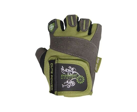 Перчатки для фитнеса Power System Cute Power PS-2560 Green S (PS-2560_S_Green), изображение 2 Перчатки для фитнеса Power System Cute Power PS-2560 Green S (PS-2560_S_Green), изображение 2