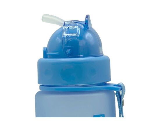 Бутылка для воды Casno 400 мл MX-5028 More Love Блакитна з соломинкою (MX-5028_Blue), изображение 3 Бутылка для воды Casno 400 мл MX-5028 More Love Блакитна з соломинкою (MX-5028_Blue), изображение 3