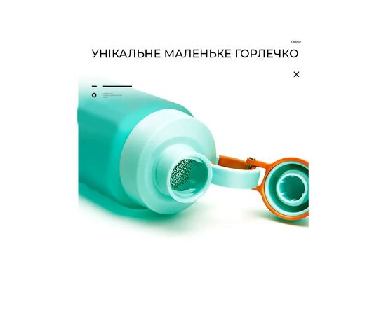 Бутылка для воды Casno 500 мл KXN-1234 Блакитна (KXN-1234_Blue), изображение 7 Бутылка для воды Casno 500 мл KXN-1234 Блакитна (KXN-1234_Blue), изображение 7