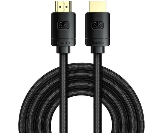 Кабель мультимедійний HDMI to HDMI 3.0m V2.1 Baseus (WKGQ000201)