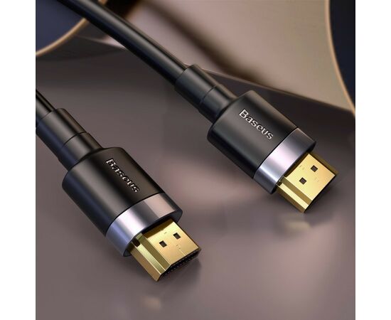 Кабель мультимедийный HDMI to HDMI 5.0m V2.0 Baseus (CADKLF-H01), изображение 3 Кабель мультимедийный HDMI to HDMI 5.0m V2.0 Baseus (CADKLF-H01), изображение 3