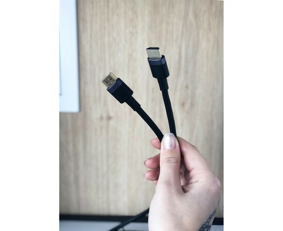 Кабель мультимедийный HDMI to HDMI 5.0m V2.0 Baseus (CADKLF-H01), изображение 6 Кабель мультимедийный HDMI to HDMI 5.0m V2.0 Baseus (CADKLF-H01), изображение 6