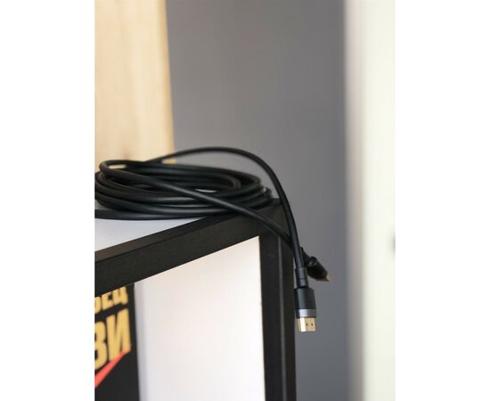 Кабель мультимедийный HDMI to HDMI 5.0m V2.0 Baseus (CADKLF-H01), изображение 8 Кабель мультимедийный HDMI to HDMI 5.0m V2.0 Baseus (CADKLF-H01), изображение 8