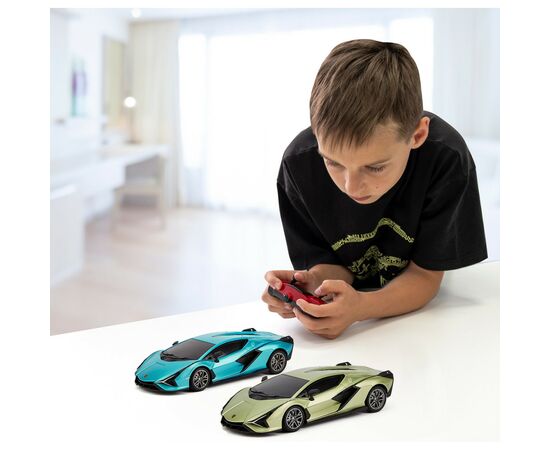 Радиоуправляемая игрушка KS Drive Lamborghini Sian 1:24, 2.4Ghz синий (124GLSB), изображение 8 Радиоуправляемая игрушка KS Drive Lamborghini Sian 1:24, 2.4Ghz синий (124GLSB), изображение 8