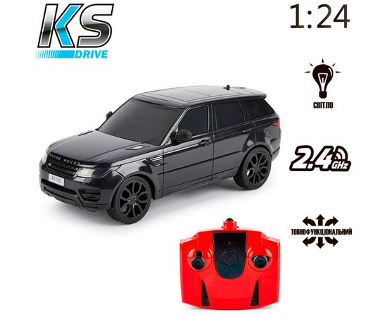 Радиоуправляемая игрушка KS Drive Land Range Rover Sport 1:24, 2.4Ghz черный (124GRRB), изображение 7 Радиоуправляемая игрушка KS Drive Land Range Rover Sport 1:24, 2.4Ghz черный (124GRRB), изображение 7