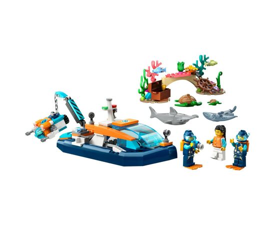 Конструктор LEGO City Исследовательская подлодка 182 деталей (60377), изображение 2 Конструктор LEGO City Исследовательская подлодка 182 деталей (60377), изображение 2