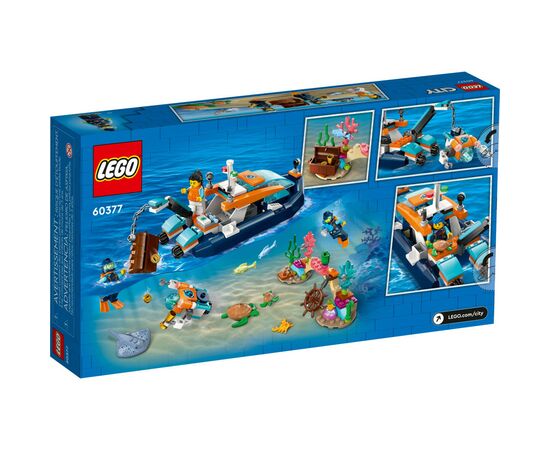 Конструктор LEGO City Исследовательская подлодка 182 деталей (60377), изображение 8 Конструктор LEGO City Исследовательская подлодка 182 деталей (60377), изображение 8