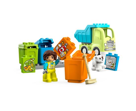 Конструктор LEGO DUPLO Мусороперерабатывающий грузовик 15 деталей (10987), изображение 2 Конструктор LEGO DUPLO Мусороперерабатывающий грузовик 15 деталей (10987), изображение 2