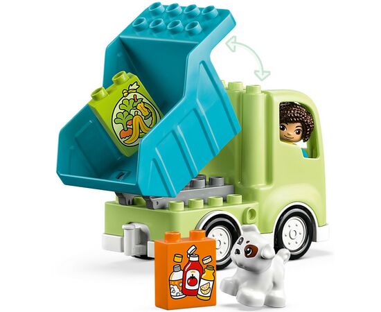 Конструктор LEGO DUPLO Мусороперерабатывающий грузовик 15 деталей (10987), изображение 3 Конструктор LEGO DUPLO Мусороперерабатывающий грузовик 15 деталей (10987), изображение 3