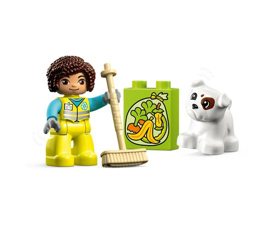 Конструктор LEGO DUPLO Мусороперерабатывающий грузовик 15 деталей (10987), изображение 4 Конструктор LEGO DUPLO Мусороперерабатывающий грузовик 15 деталей (10987), изображение 4