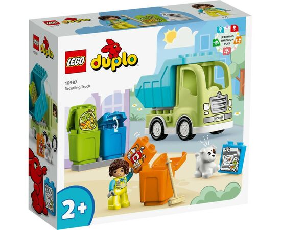 Конструктор LEGO DUPLO Мусороперерабатывающий грузовик 15 деталей (10987)