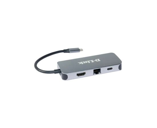 Концентратор D-Link 3xUSB3.0, 1xUSB-C/PD, 1xHDMI 1.4b, 1xGE, USB-C (DUB-2335), изображение 3 Концентратор D-Link 3xUSB3.0, 1xUSB-C/PD, 1xHDMI 1.4b, 1xGE, USB-C (DUB-2335), изображение 3