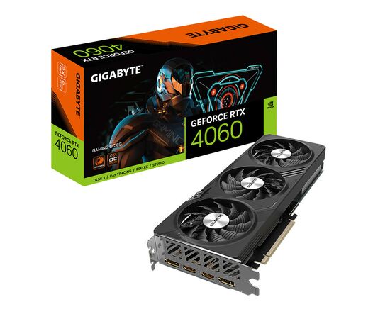Видеокарта GIGABYTE GeForce RTX4060 8Gb GAMING OC (GV-N4060GAMING OC-8GD), изображение 8 Видеокарта GIGABYTE GeForce RTX4060 8Gb GAMING OC (GV-N4060GAMING OC-8GD), изображение 8