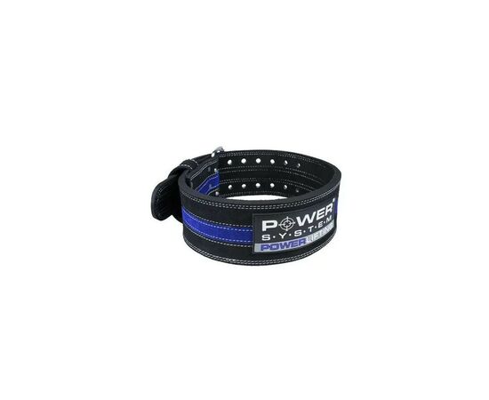 Атлетичний пояс Power System Power Lifting PS-3800 Black/Blue Line L (PS-3800_L_Black_Blue)