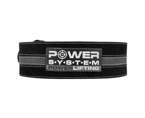 Атлетический пояс Power System Power Lifting PS-3800 Black/Grey Line M (PS-3800_M_Black_Grey), изображение 2 Атлетический пояс Power System Power Lifting PS-3800 Black/Grey Line M (PS-3800_M_Black_Grey), изображение 2