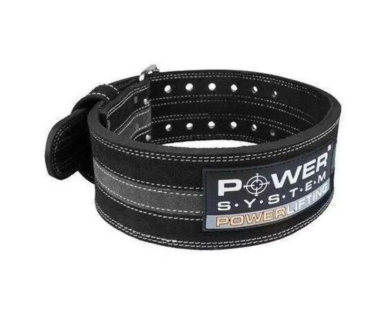 Атлетичний пояс Power System Power Lifting PS-3800 Black/Grey Line M (PS-3800_M_Black_Grey)